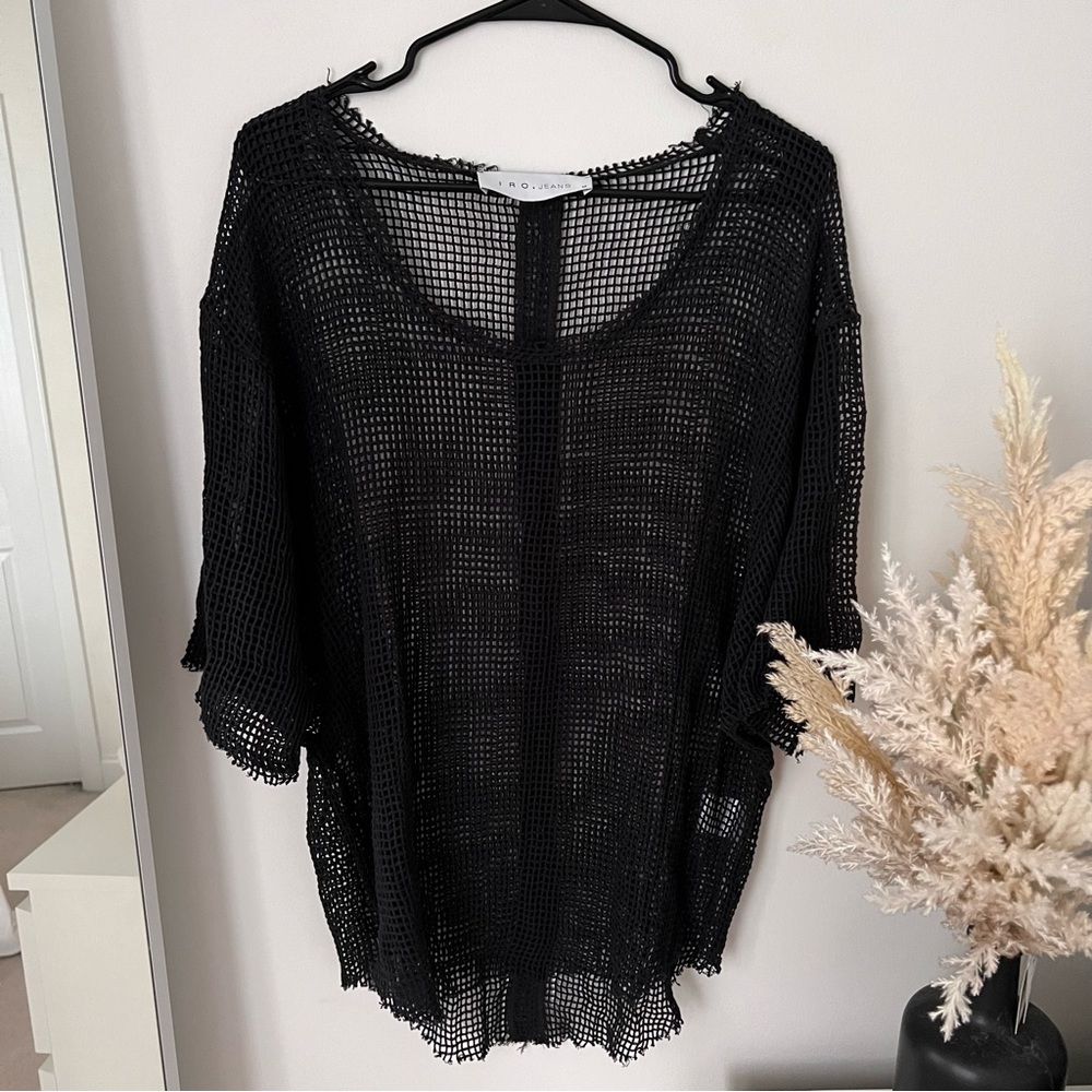 IRO Jeans Open Knit Blouse